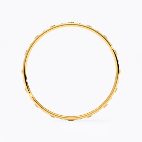 Splatter Textured Diamond Bangle