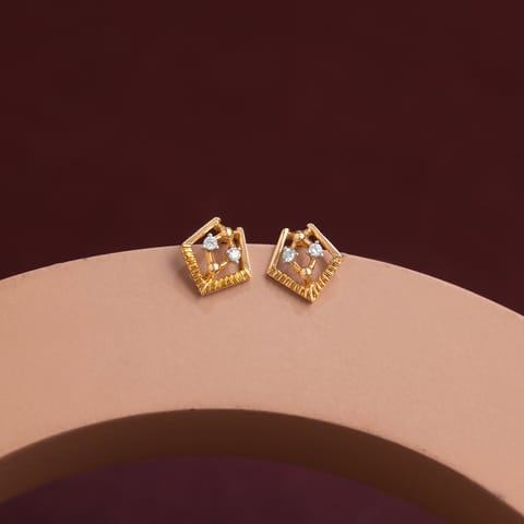 Quintet 9KT Diamond Stud Earrings