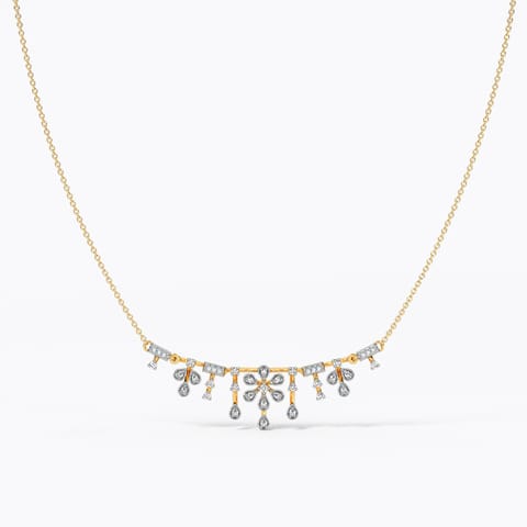 Serenity Gleam Diamond Choker Necklace