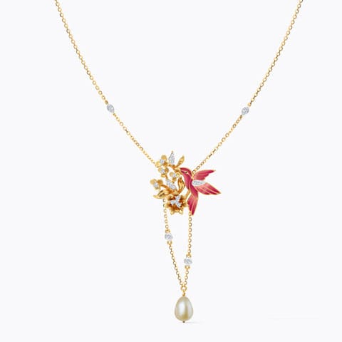 Glorious Wings Gemstone Necklace