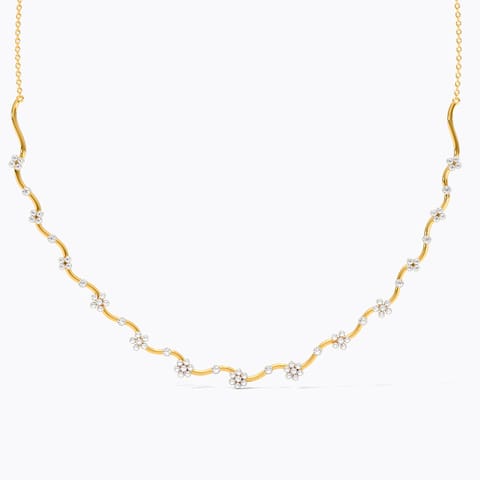 Subtle Spark 9KT Diamond Necklace