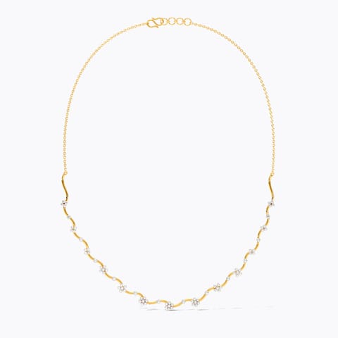 Subtle Spark 9KT Diamond Necklace