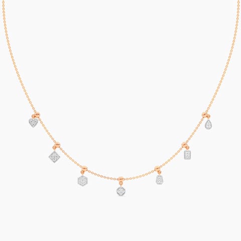 Moving Charms Diamond Necklace