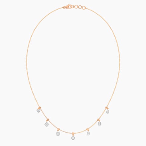 Moving Charms Diamond Necklace