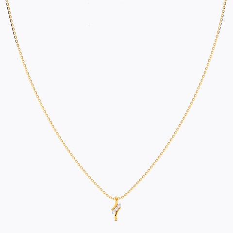 Dainty Glow 9KT Diamond Necklace