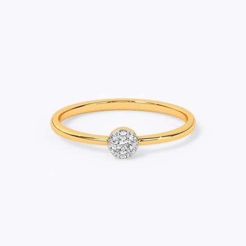 Wheel Grids Diamond Ring