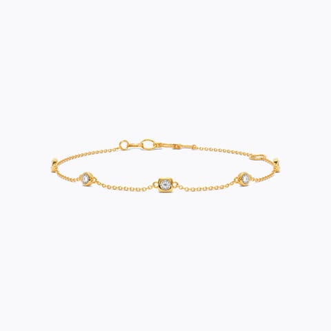 Tender Spark Diamond Chain Bracelet