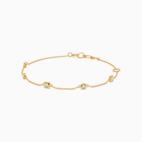 Tender Spark Diamond Chain Bracelet
