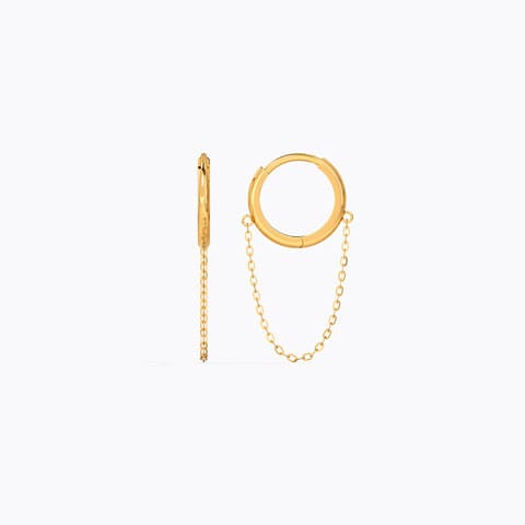 Enticing Gold Hoop Earrings