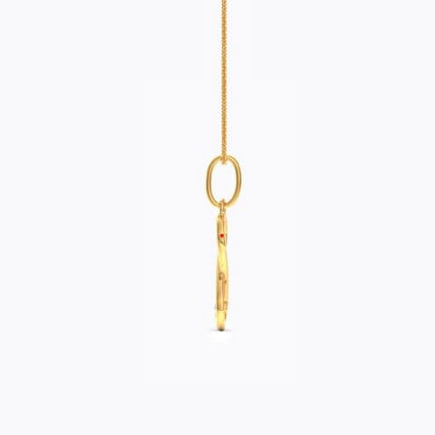 Infinity Silhouette Gemstone Pendant