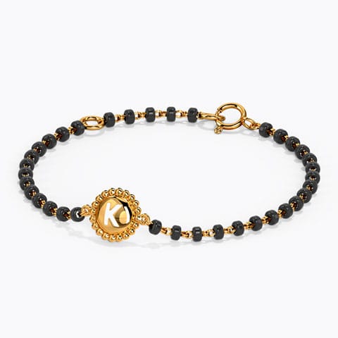 Alphabet K Kids Nazaria Gold Bracelet