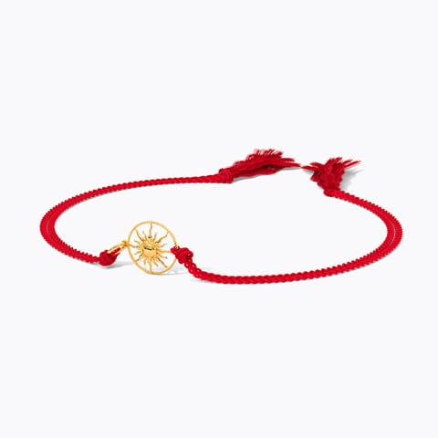 Sun Gold Convertible Rakhi Pendant